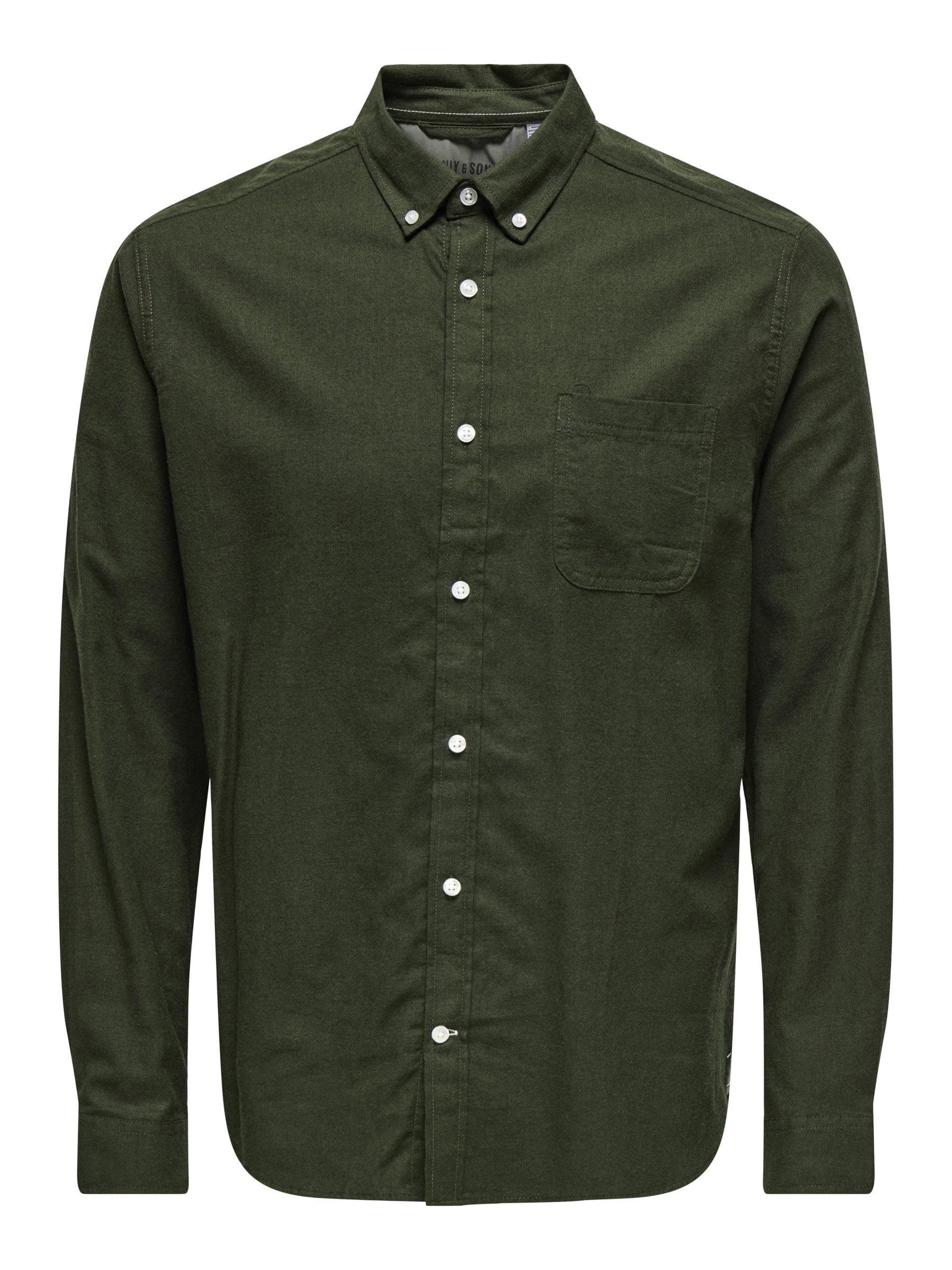 Only & Sons Onsroad Shirt camicia uomo Rosin cotone