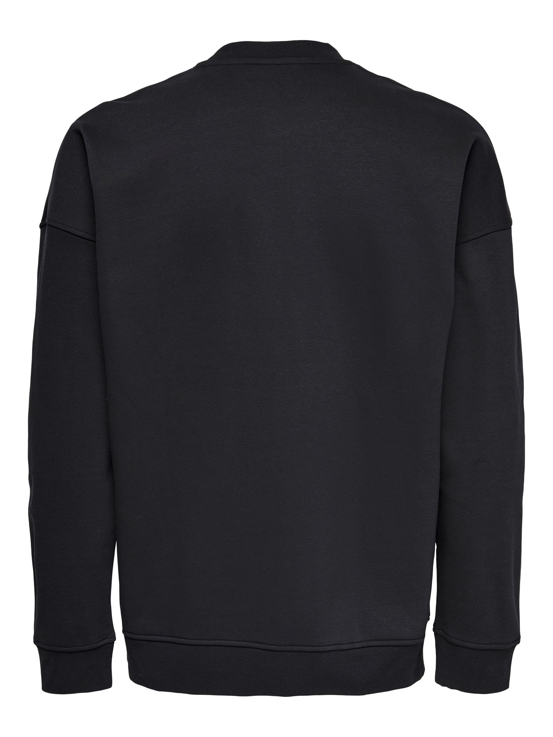 Only & Sons felpa stampa girocollo comoda 76 cm