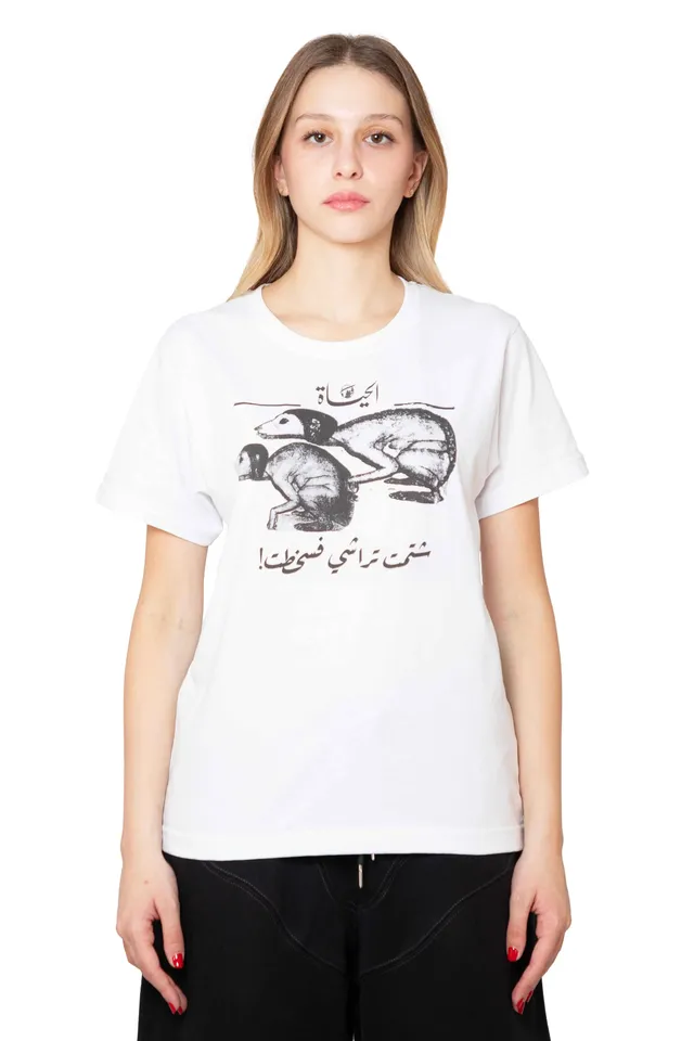 Trashy Clothing TC Hater maglietta cotone bianca