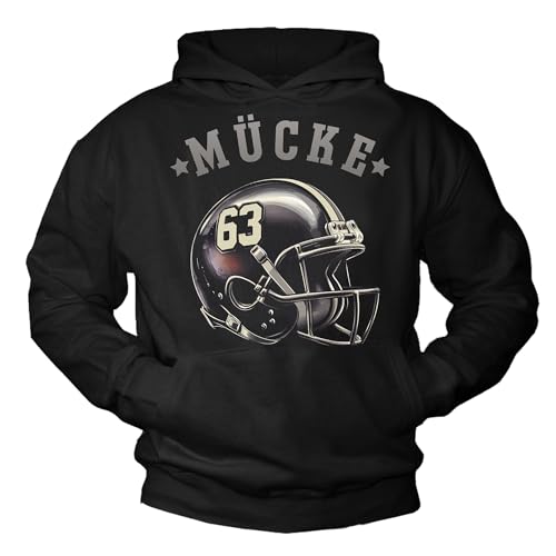 MAKAYA Mücke 63 American Football felpa cappuccio XL casco