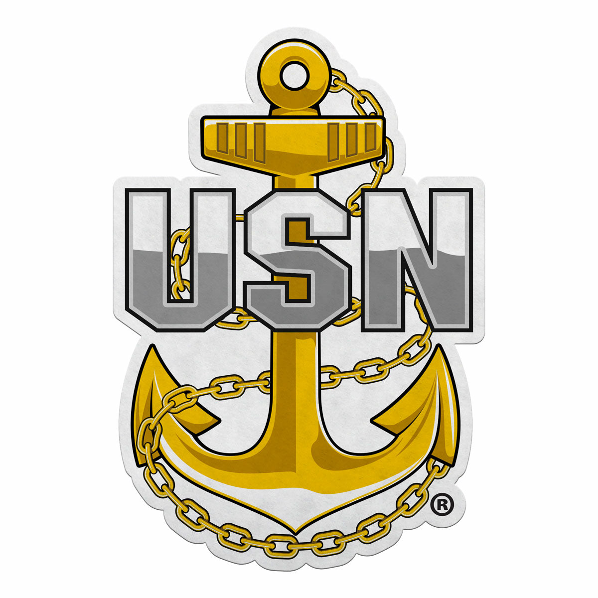 7.62 Design Chief Petty Officer gagliardetto feltro US Navy