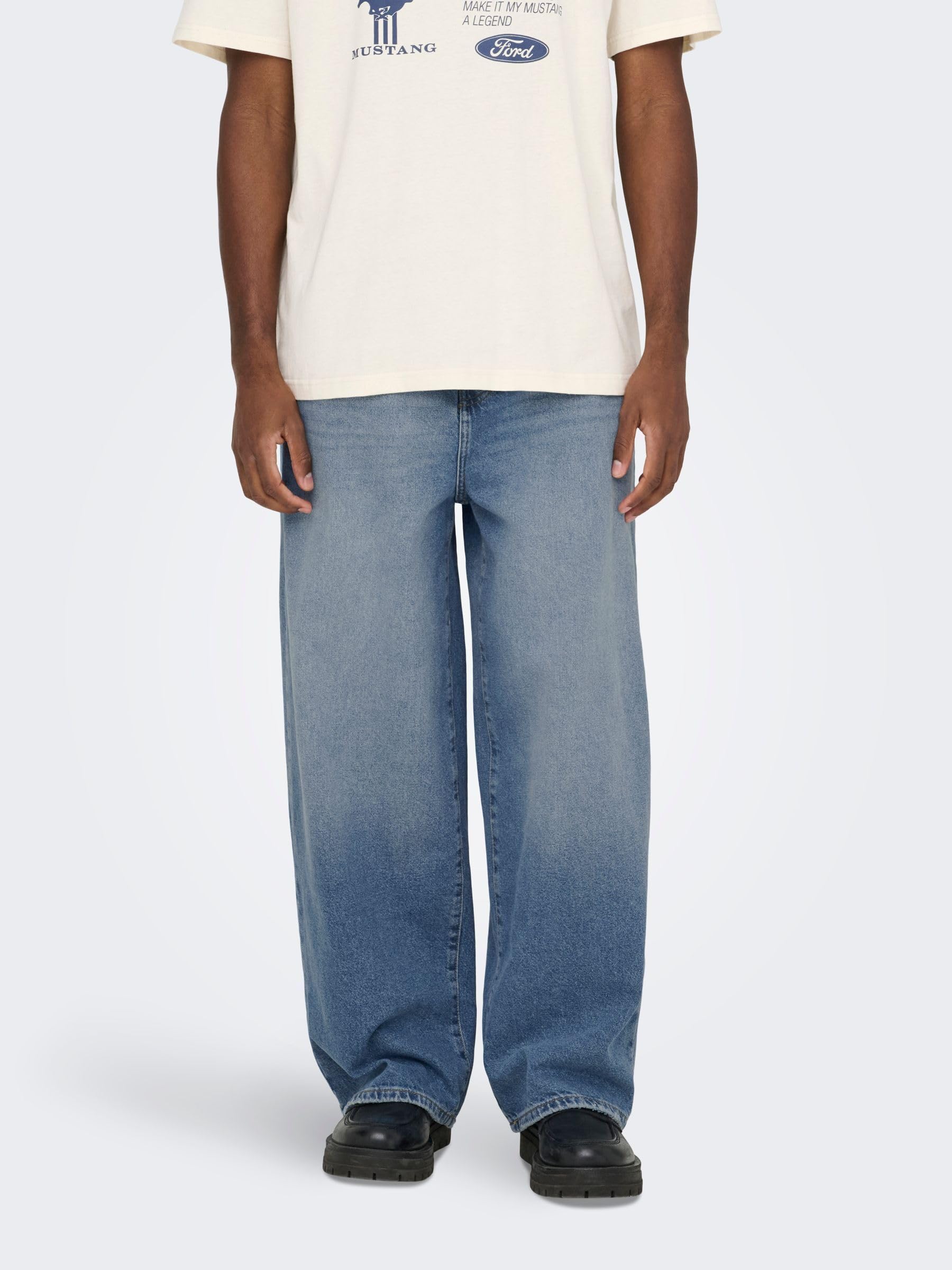 Only & Sons Onscarl Balloon MB 2356 Jeans Uomo 28W/30L Blu