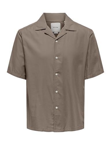 Only & Sons Onsdilem 0300 Resort Camicia uomo Egret manica corta