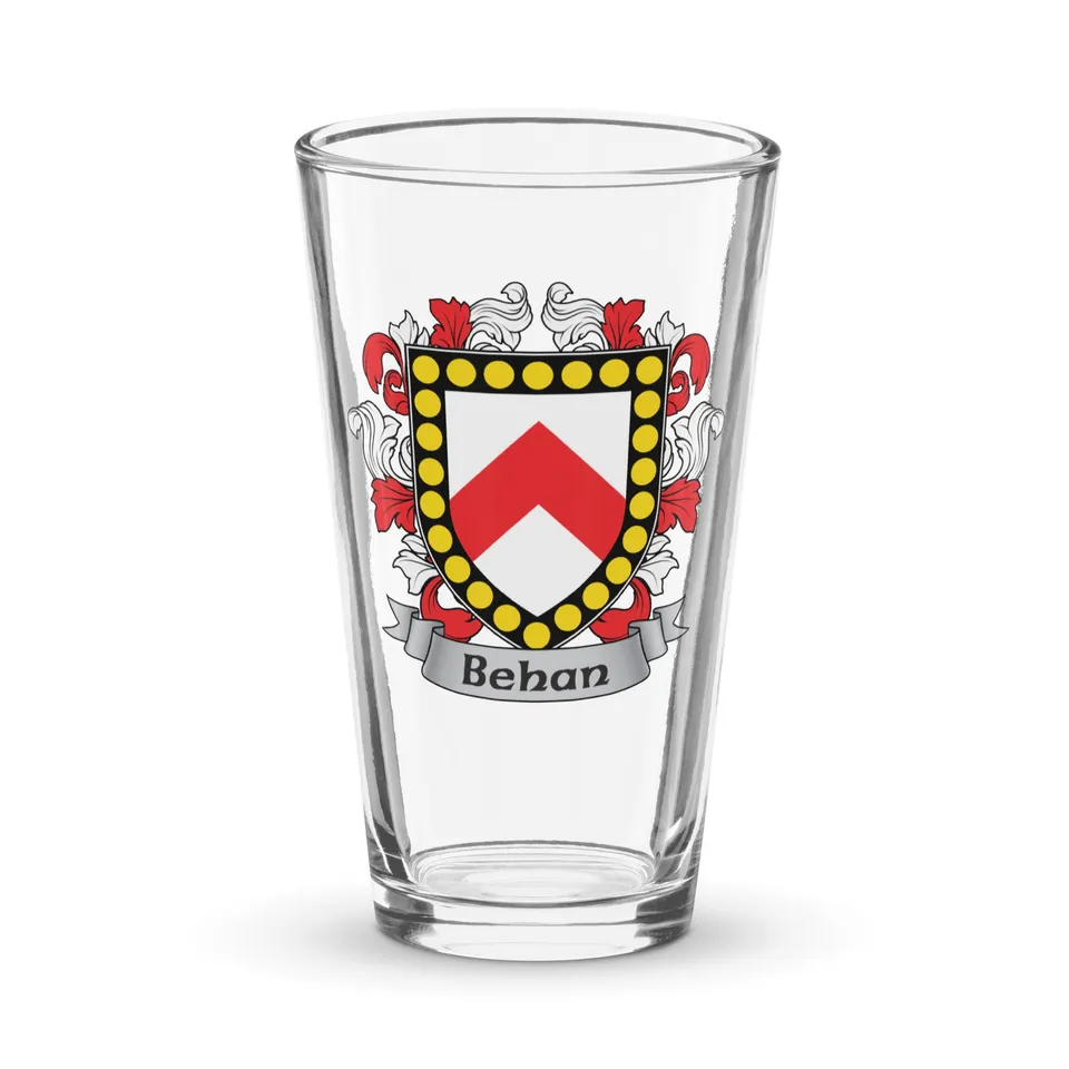 7.62 Design Behan bicchiere pinta vetro 16oz stemma