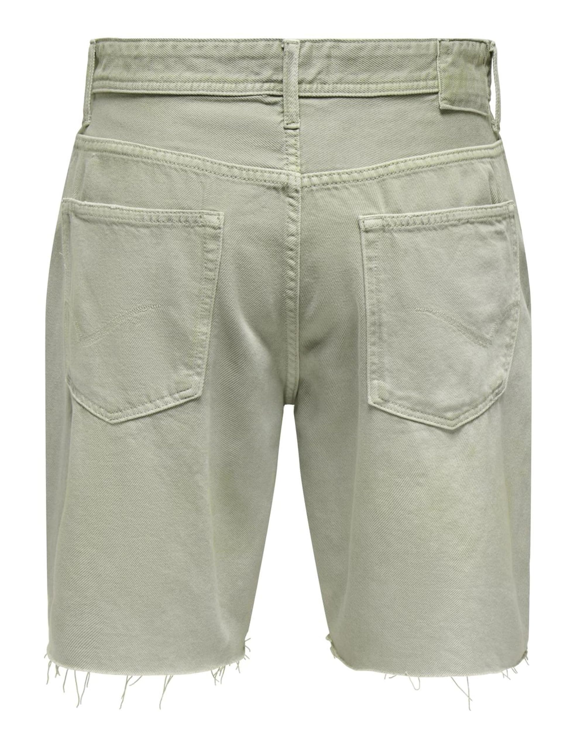 Only & Sons Onsedge Pantaloncini Uomo M Verde Denim