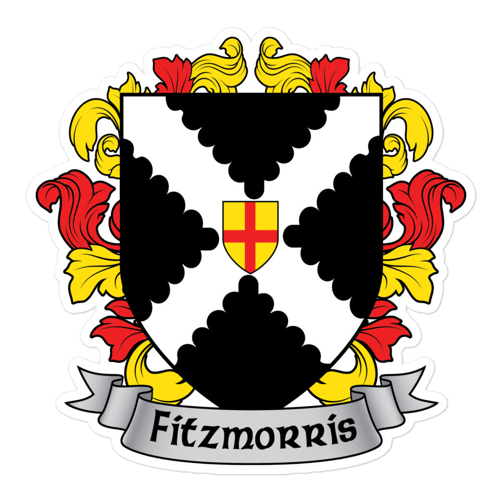 7.62 Design Fitzmorris Coat of Arms adesivo vinile 7,6 cm