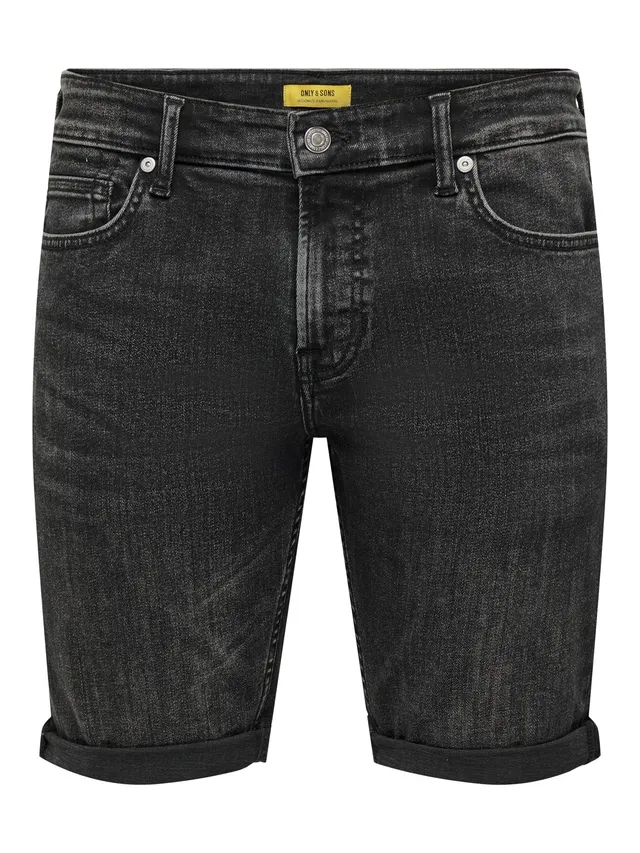 ONLY & SONS Pantaloncini Onsply 5192 Shorts Nero Taglia L