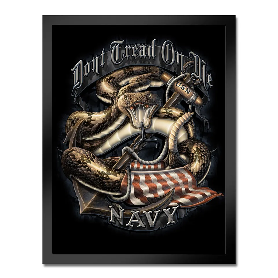 7.62 Design Don't Tread stampa incorniciata 35x50 cm
