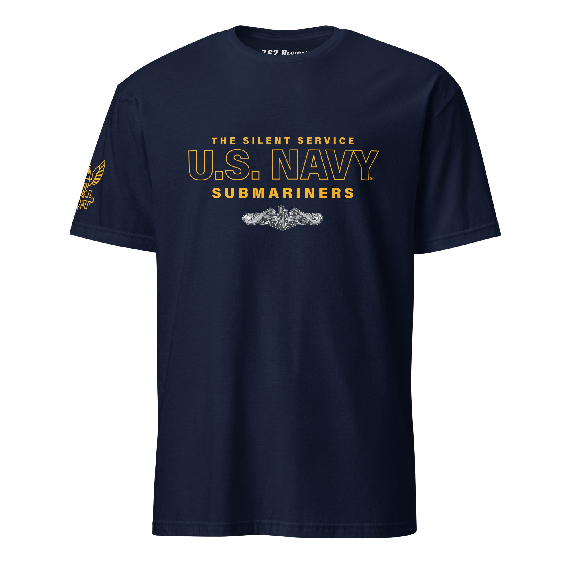 7.62 Design Silent Service Submariners Maglietta Blu Navy Cotone