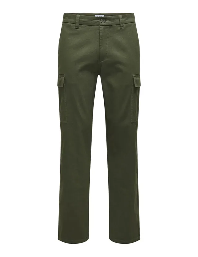Only & Sons Onsnicky Cargo Straight 0241 Pantaloni Uomo Teak