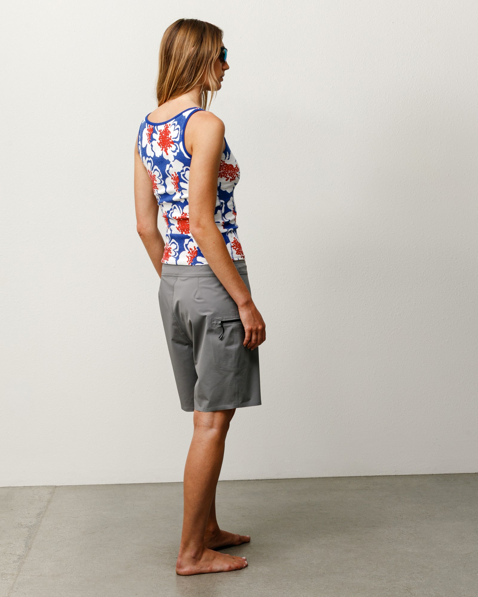Stussy Peak Board Short costume grigio stretch