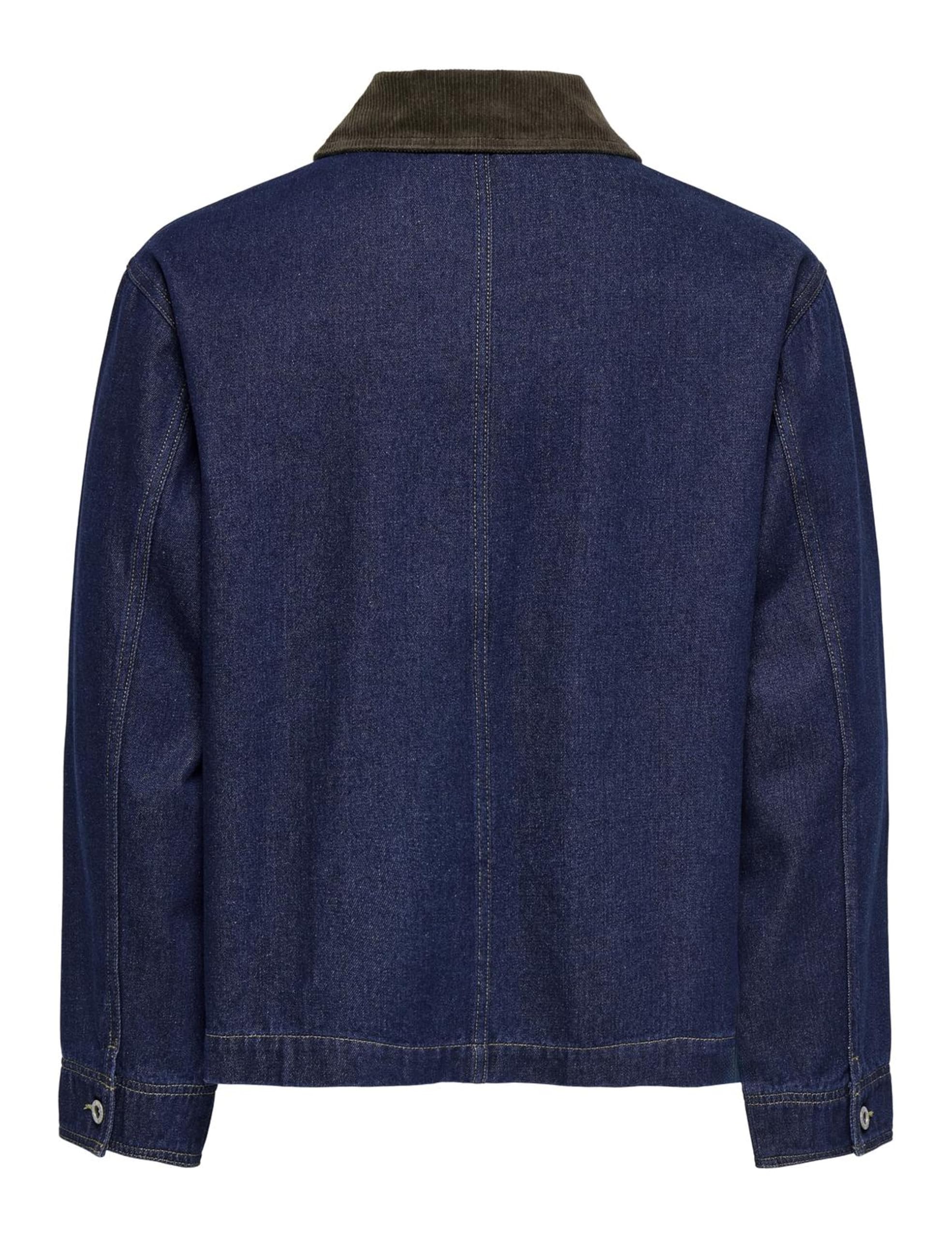 Only & Sons Onskaizen Rinse Giacca Denim Uomo XL Bottoni