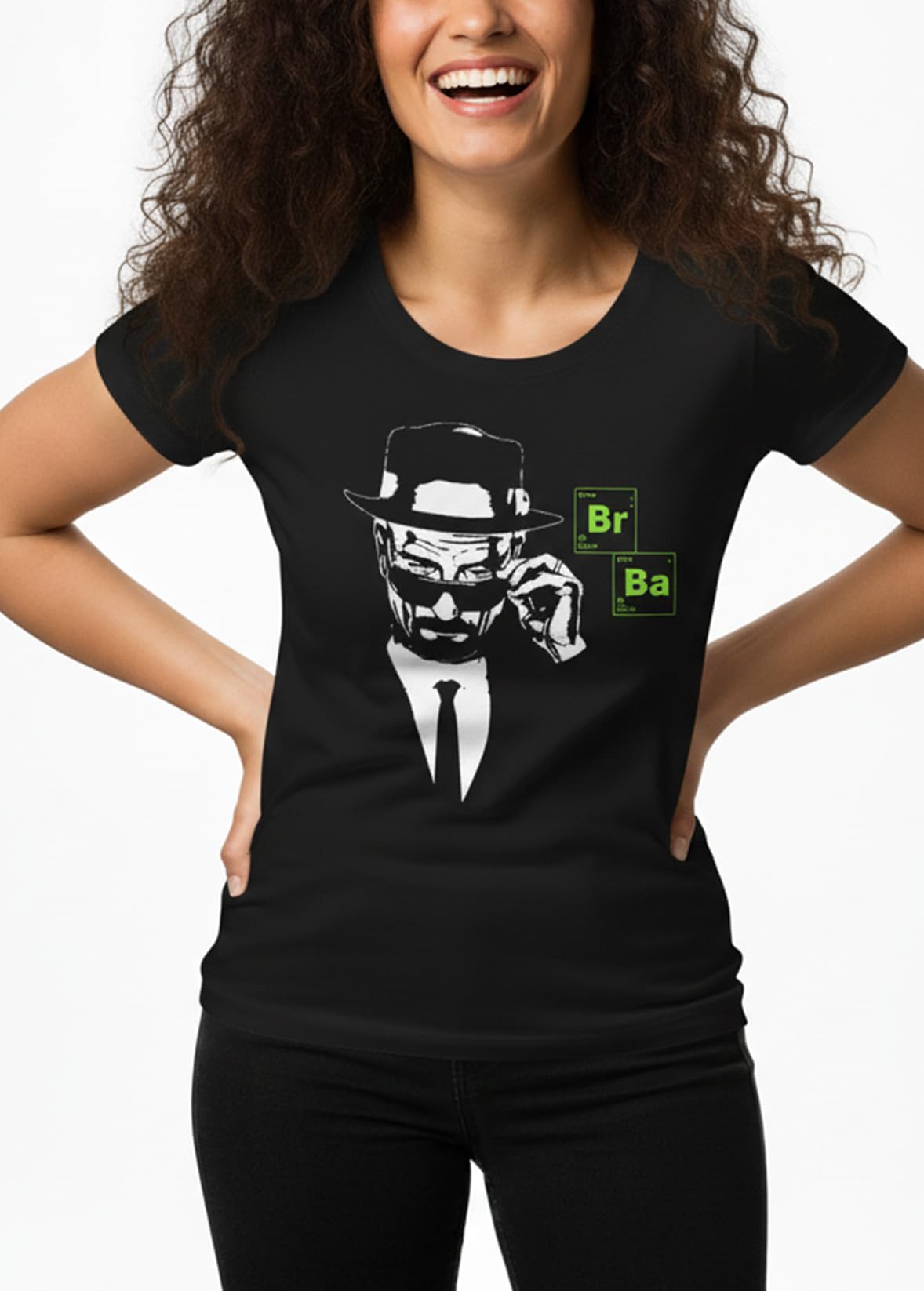 Makaya BR BA Heisenberg T-shirt donna cotone taglia L