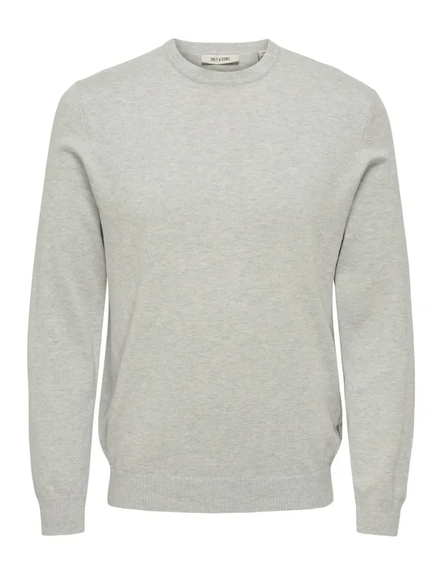 Only & Sons Onsloui Maglione Uomo M Girocollo Nero