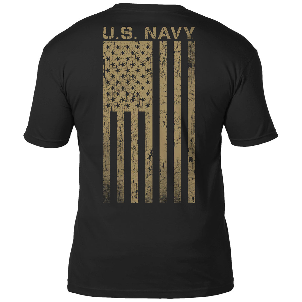 7.62 Design Navy Tactical Flag Maglietta Uomo Nera Cotone