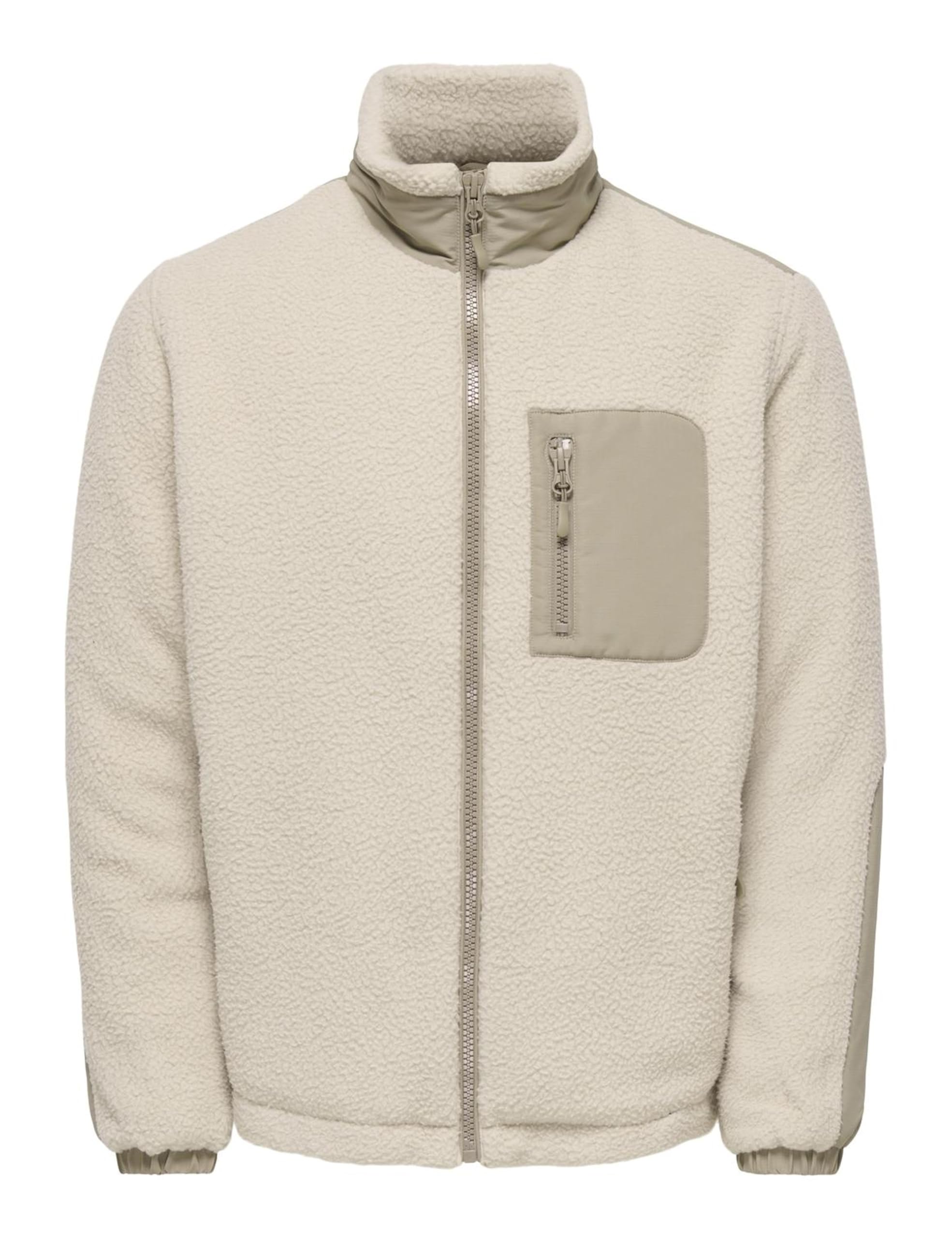 Only & Sons Onstyro Padded Sherpa Giacca Uomo L Nero