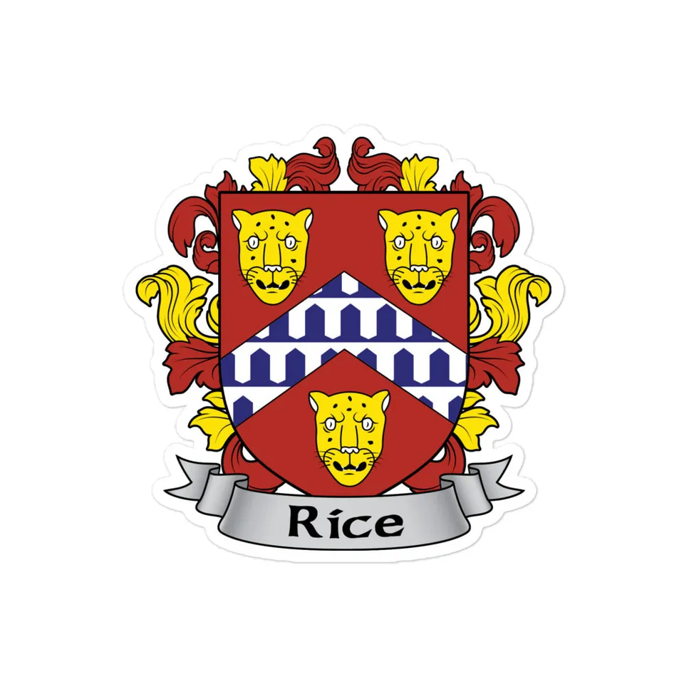 7.62 Design Rice Adesivo Vinile Stemma Irlandese 7,6 cm
