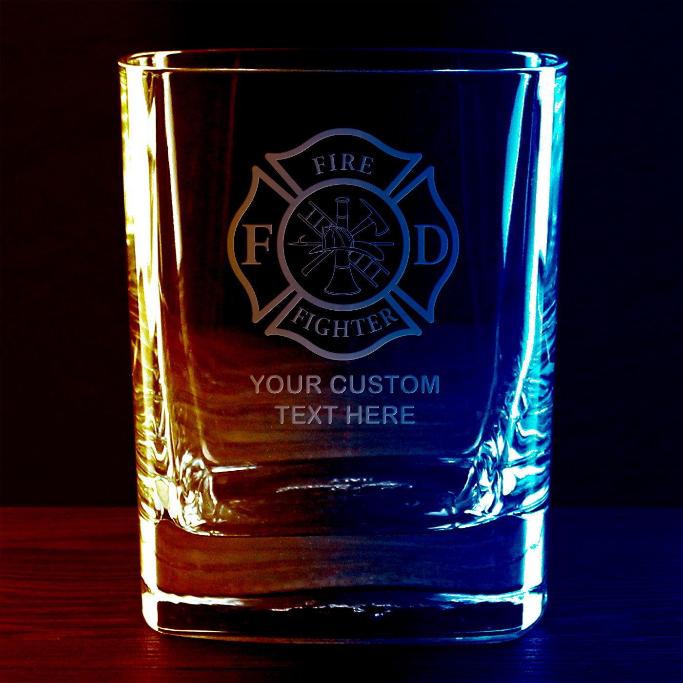7.62 Design Firefighter bicchiere whisky personalizzato 11,75 oz Maltese
