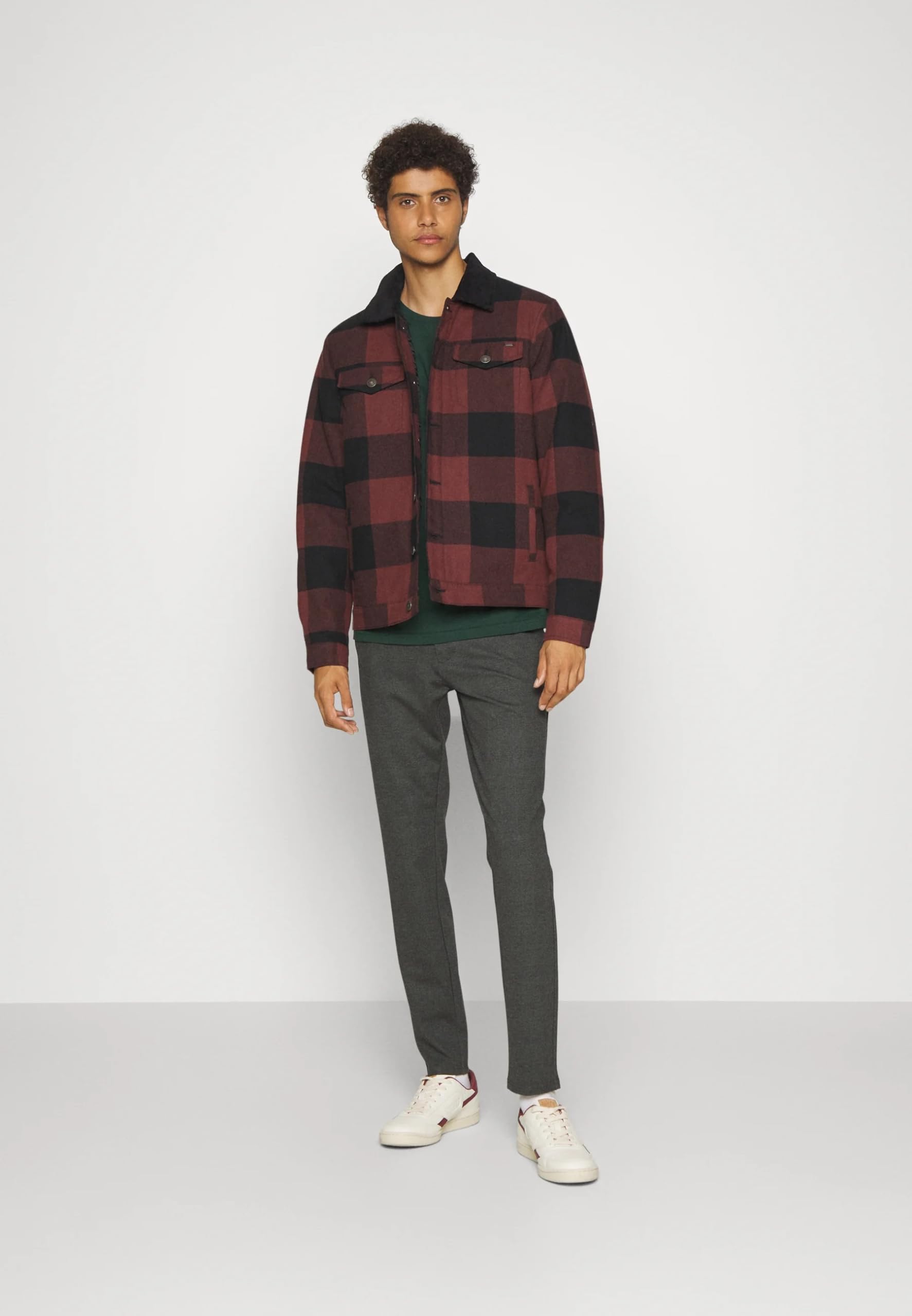 ONLY & SONS Mark Check Pantaloni chino uomo slim