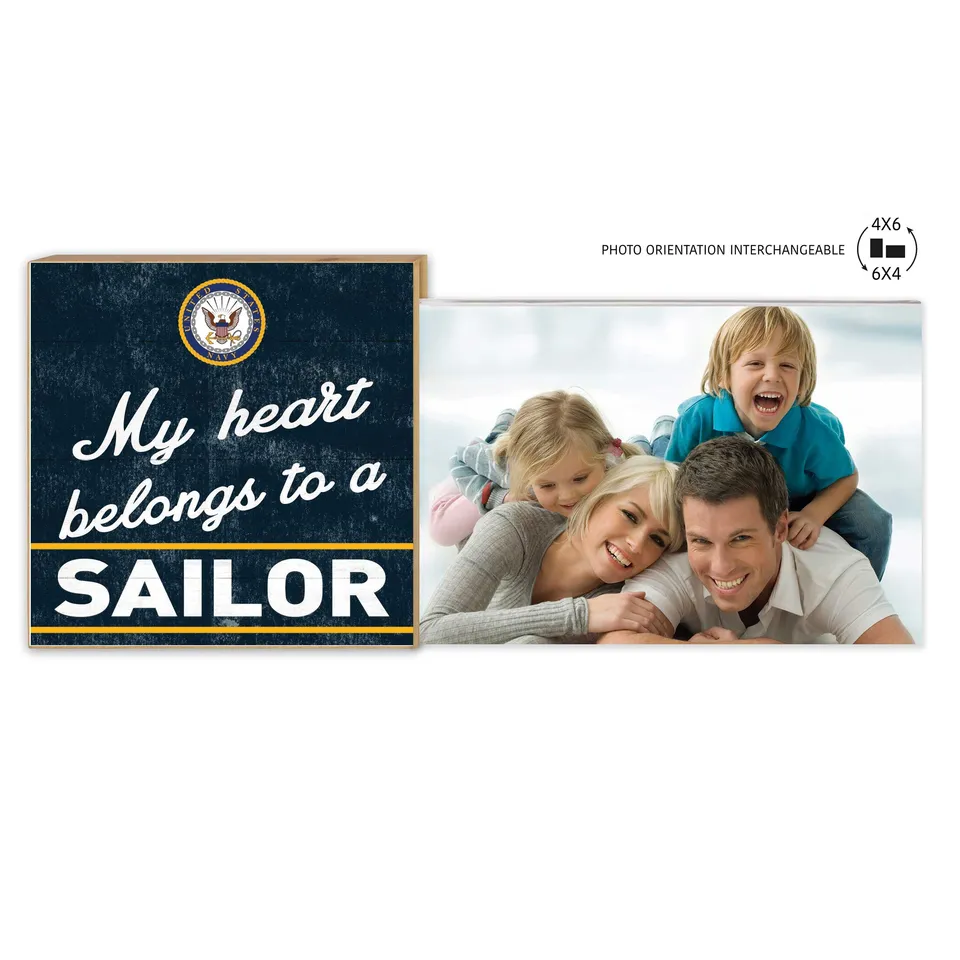 7.62 Design My Heart Belongs Sailor cornice foto 4x6