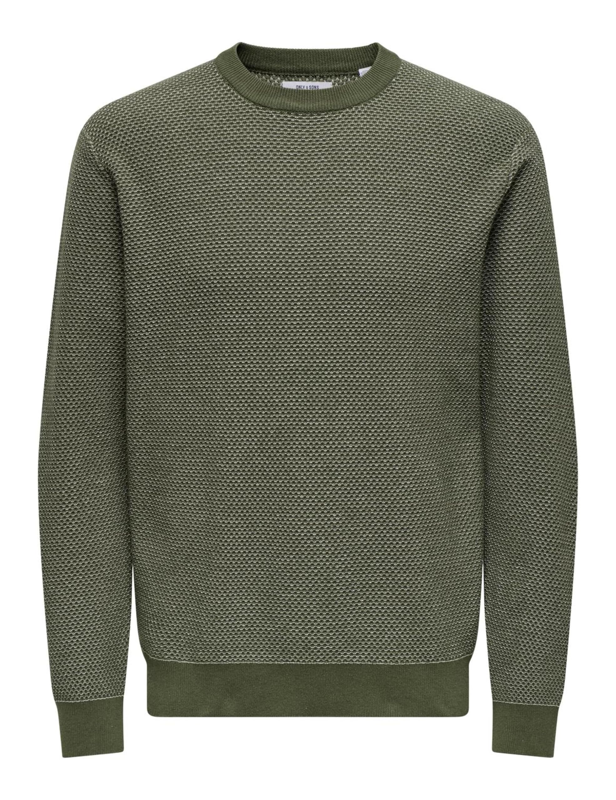 Only & Sons Onsmorgan pullover maglione uomo desert tortora