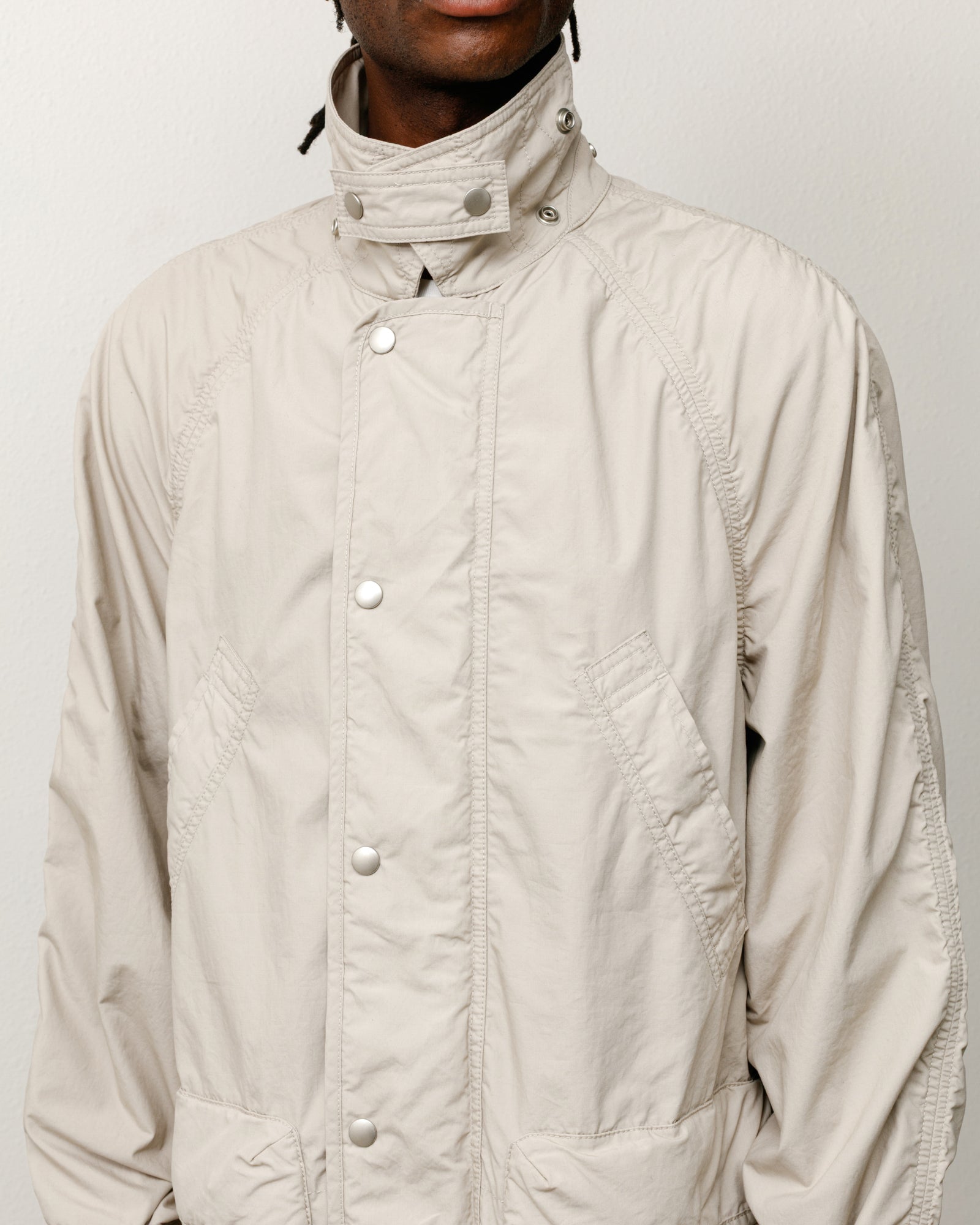 Stussy Lightweight Field Parka parka Stone cotone