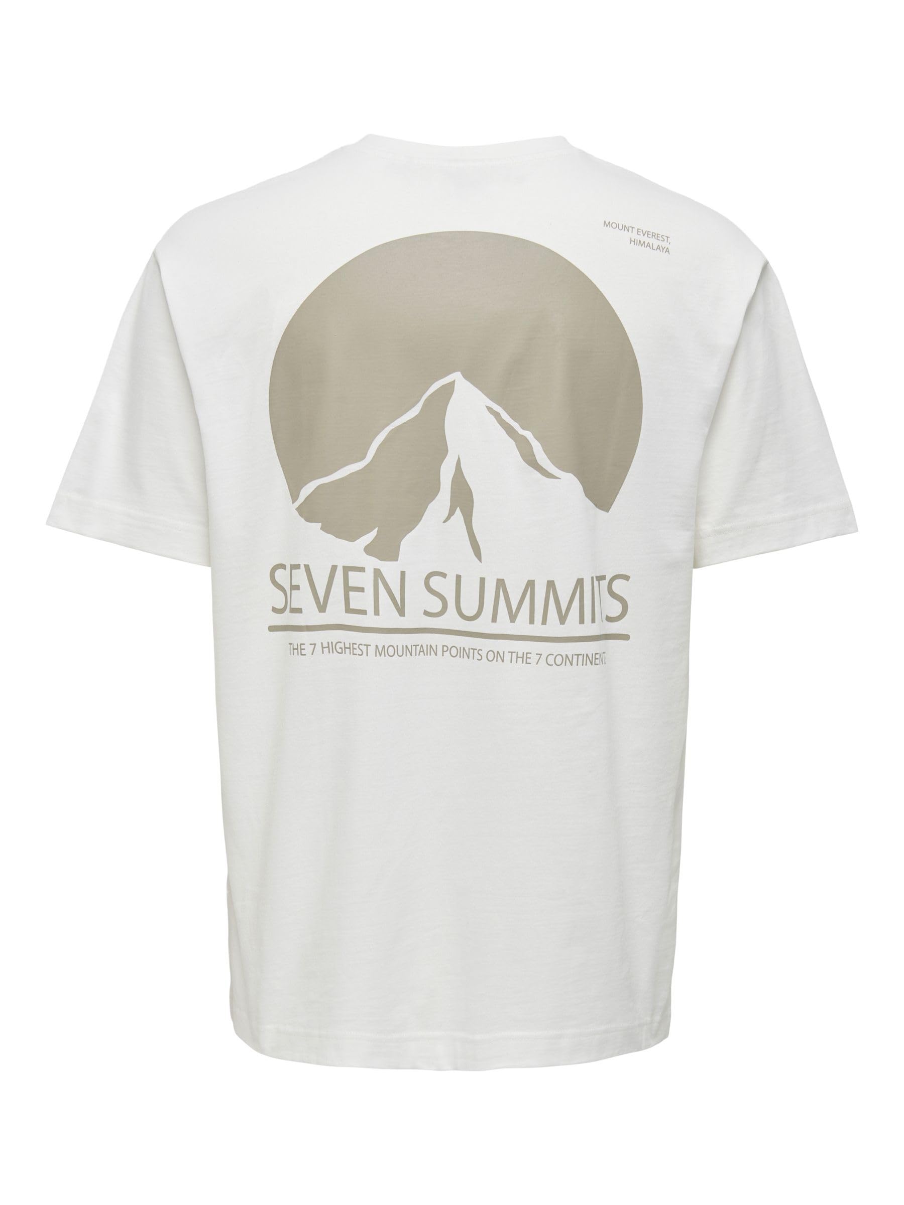 ONLY & SONS Onsthomas RLX Logo T-shirt Uomo XS Cloud Dancer