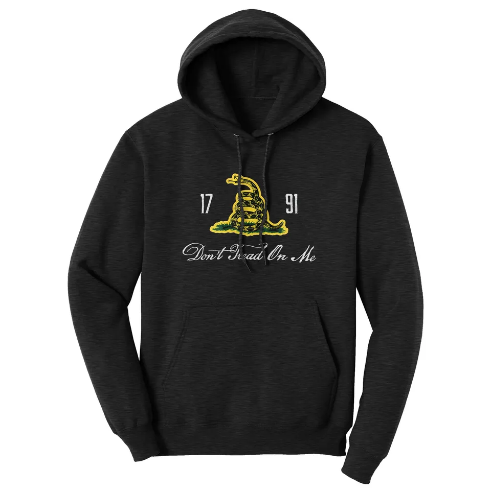 7.62 Design Don't Tread On Me felpa uomo nero XL