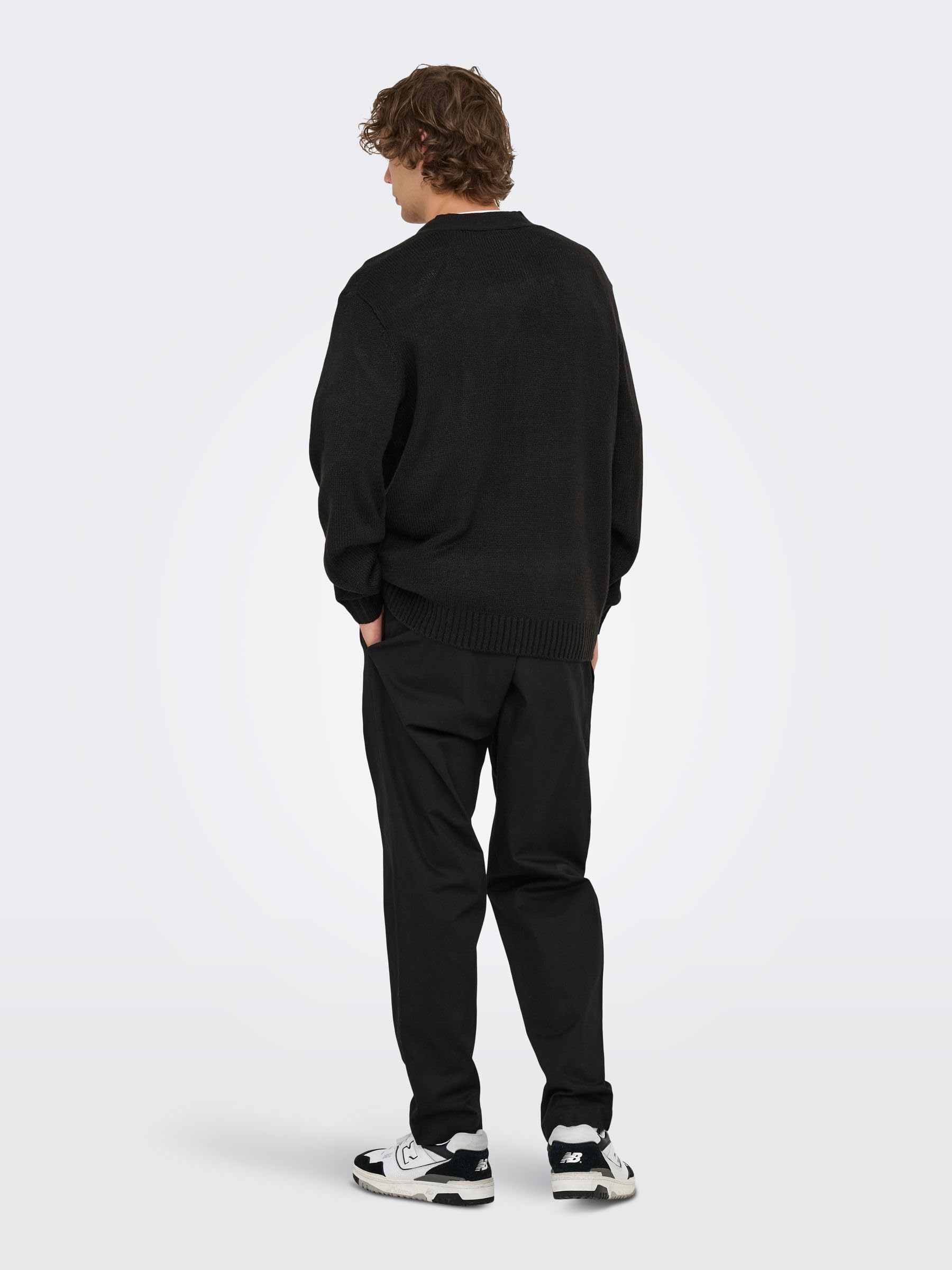 Only & Sons Onsmajor Cardigan Uomo Maglia Nero XL