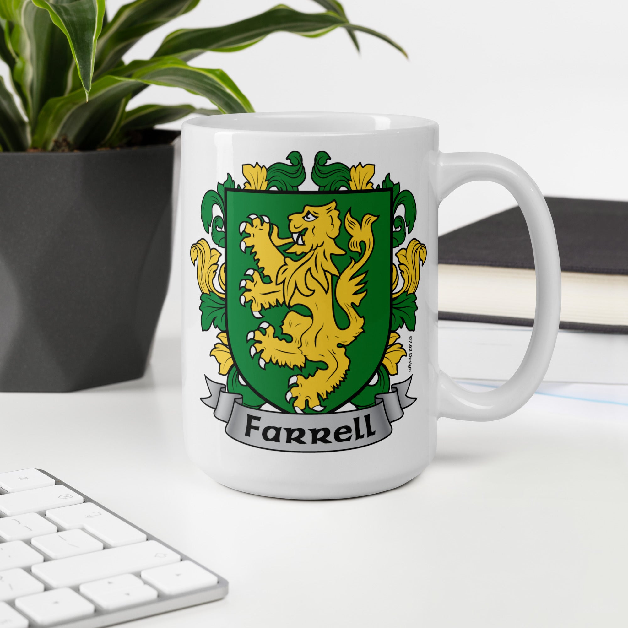 7.62 Design Farrell tazza mug ceramica 15oz stemma irlandese