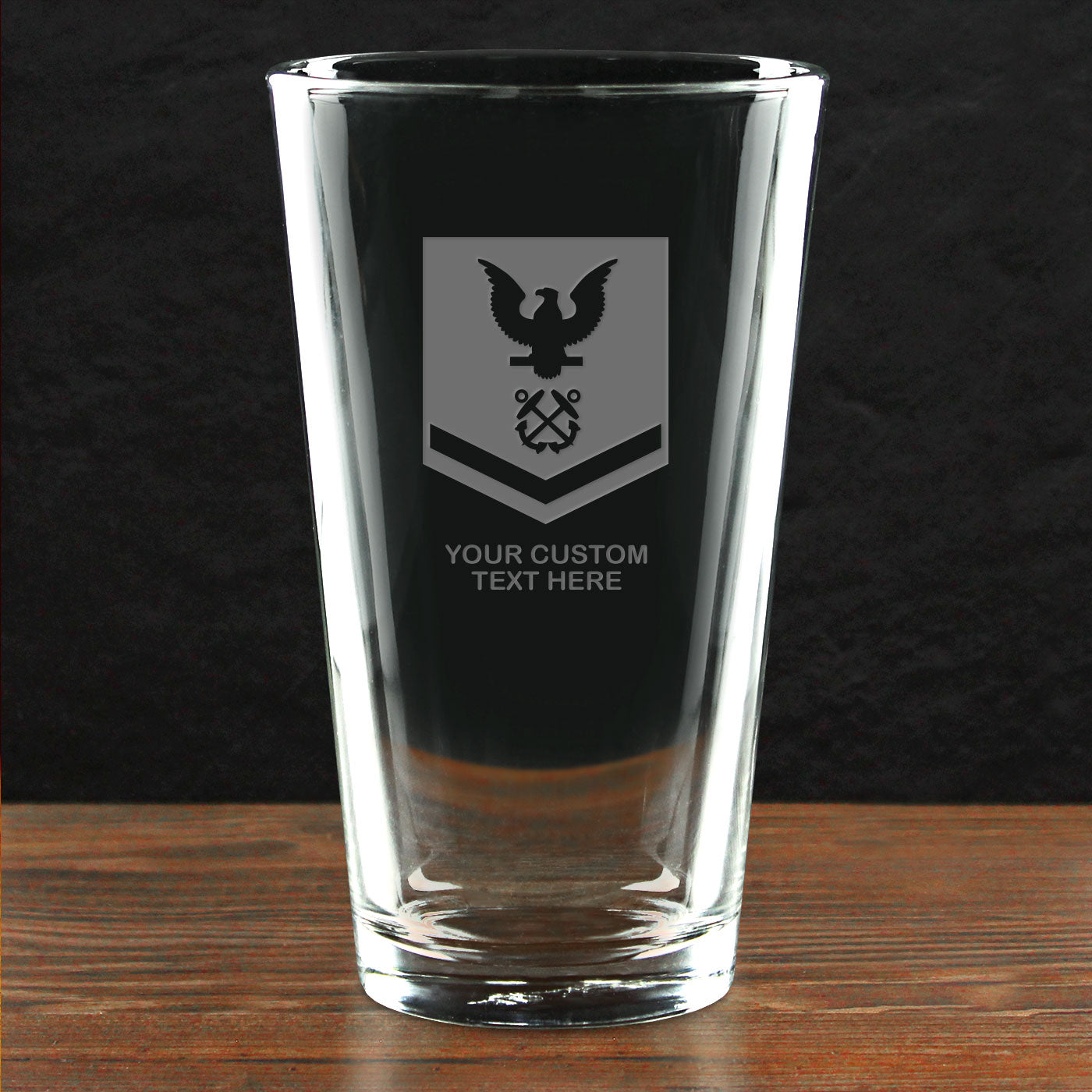 7.62 Design US Navy Eagle Bicchiere Pinta Vetro 16 oz 473 ml