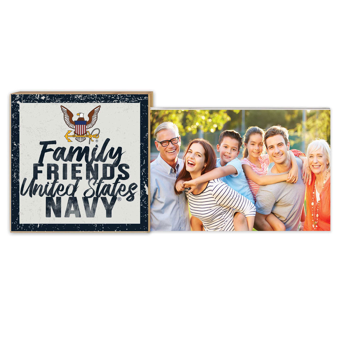 7.62 Design Home Products Navy Cornice Portafoto 4x6 Floating