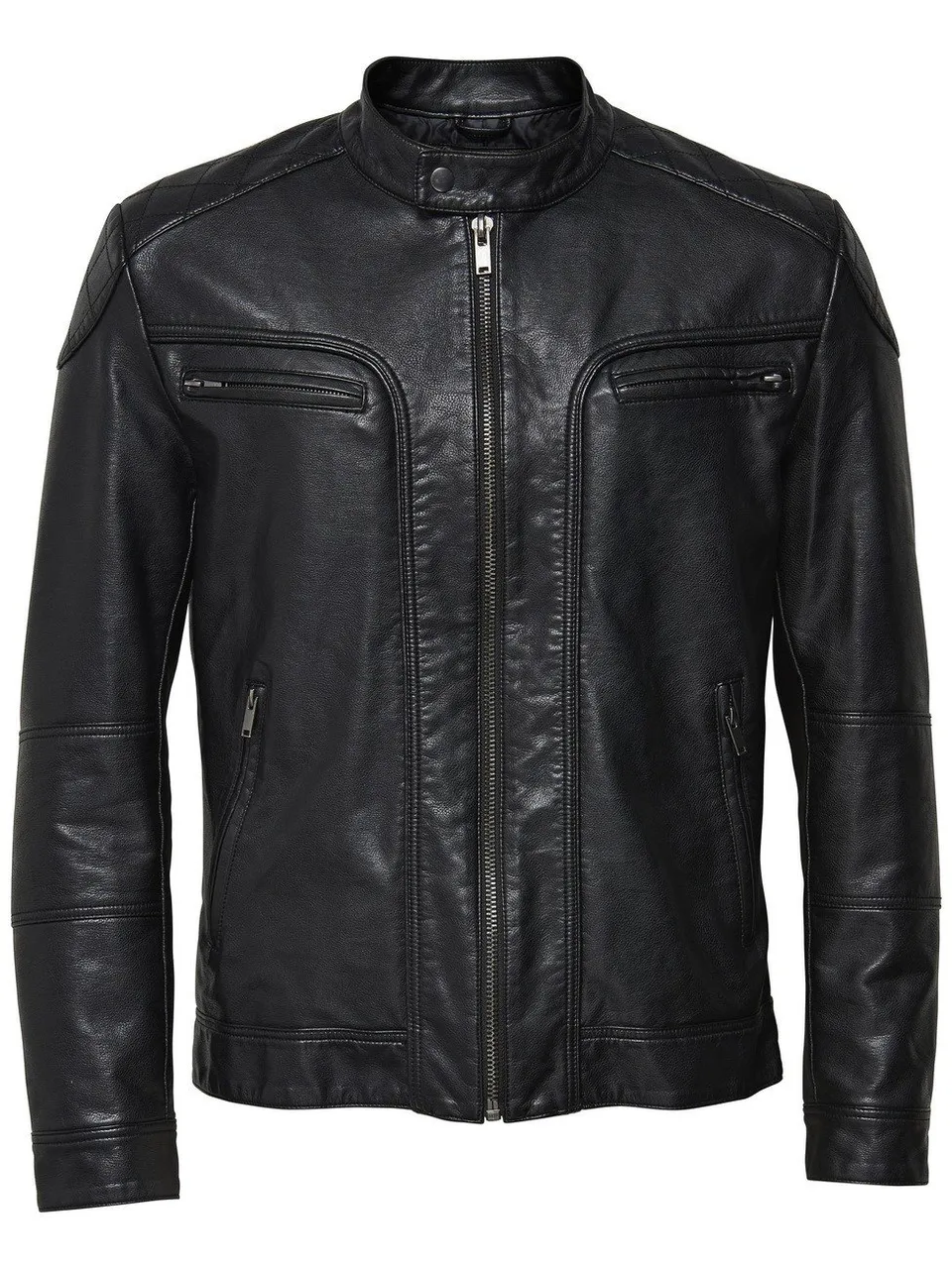 Only & Sons OnsNiels PU Giacca Uomo L Nera Ecopelle