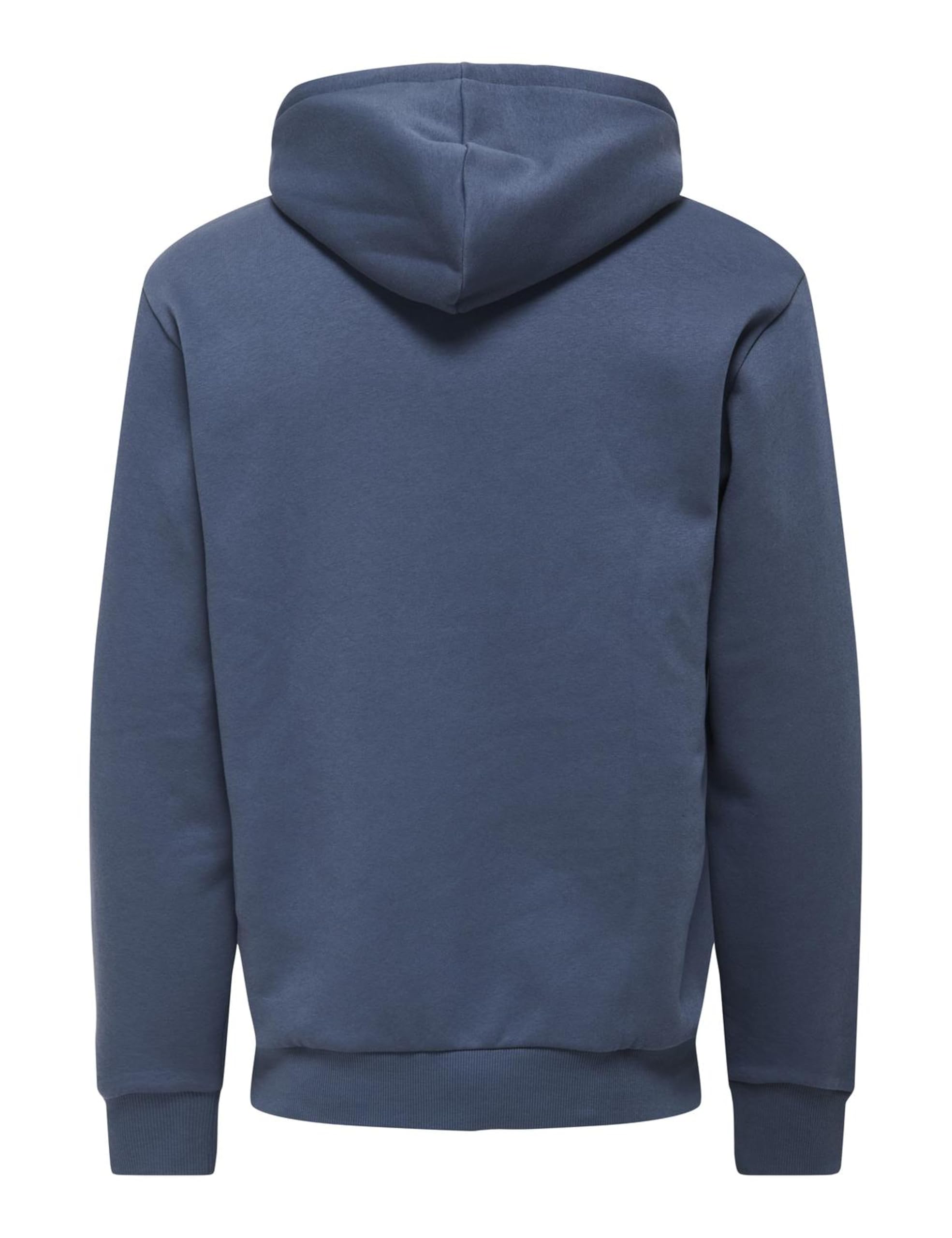 Only & Sons Onsceres felpa cappuccio uomo XXL indaco cotone