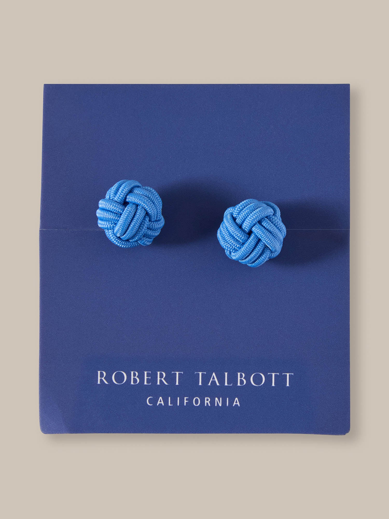 Robert Talbott Grant Gemelli Nodo Blu Pacifico