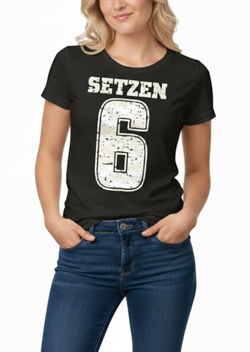 MAKAYA T-Shirt Donna maglietta cotone slogan taglia S