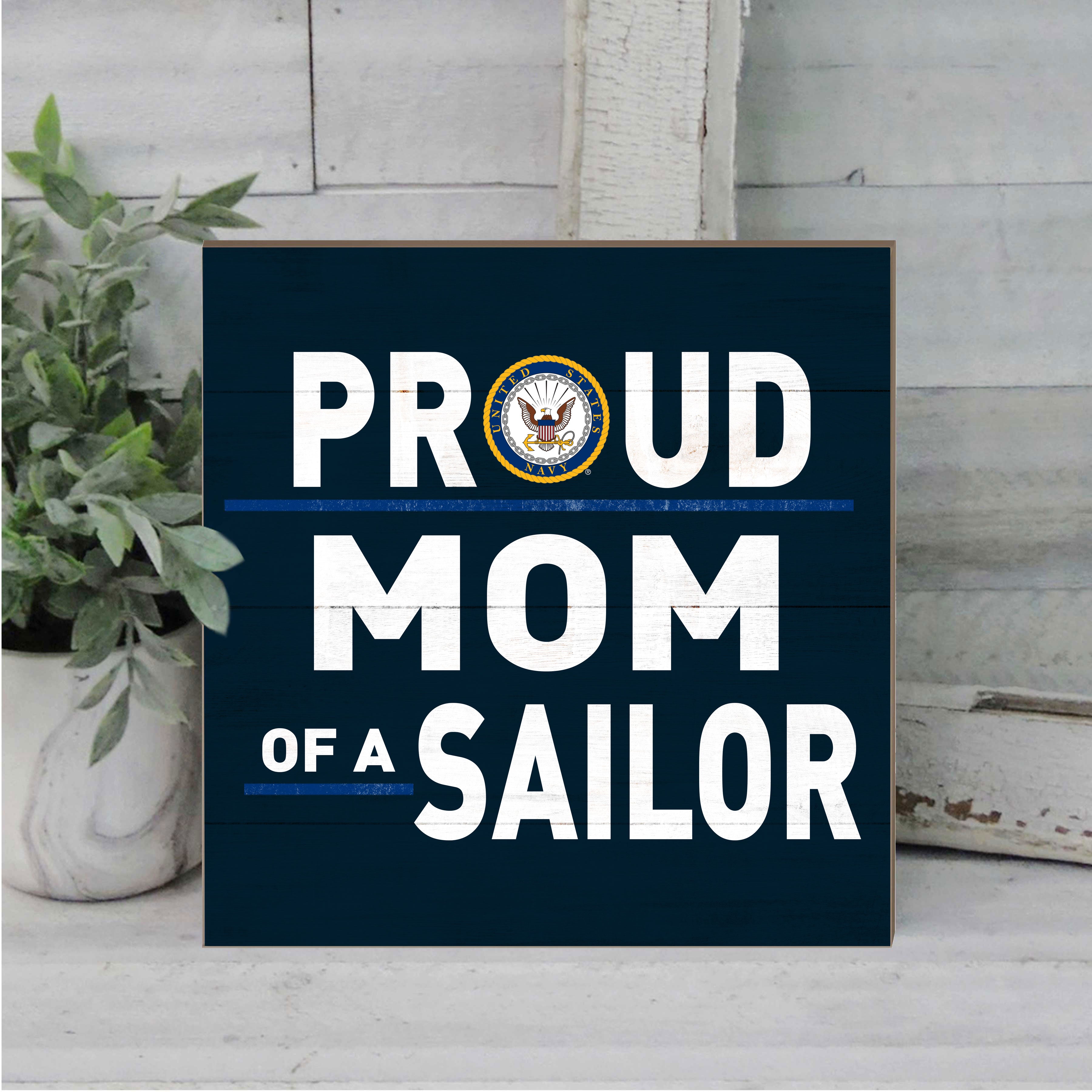 7.62 Design Home Products Navy targa legno 25x25 cm Mamma