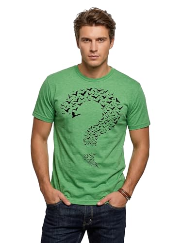 Makaya Riddler T-Shirt Uomo M Cotone Nero Stampa