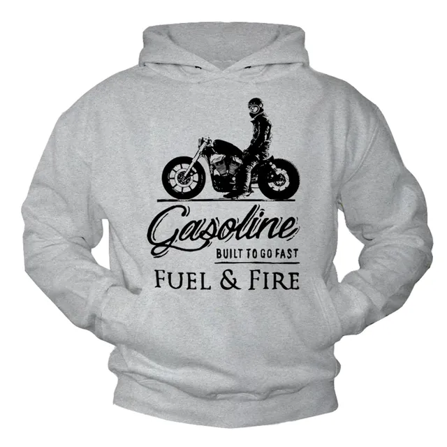 MAKAYA Felpe con Cappuccio Moto felpa uomo S