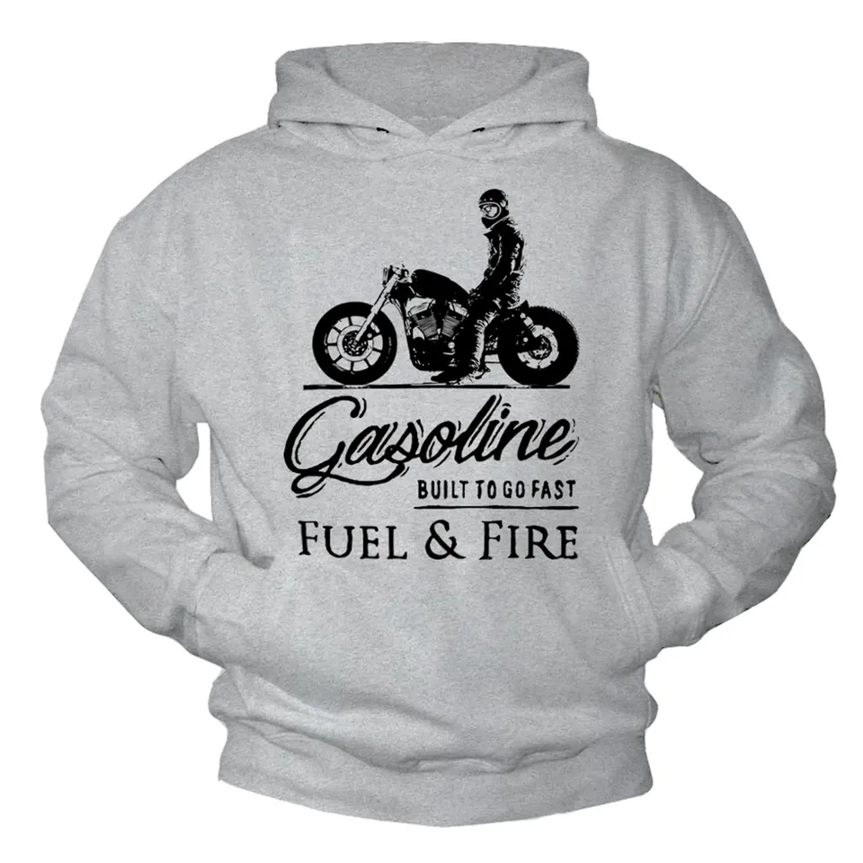 MAKAYA Felpe con Cappuccio Moto felpa uomo S