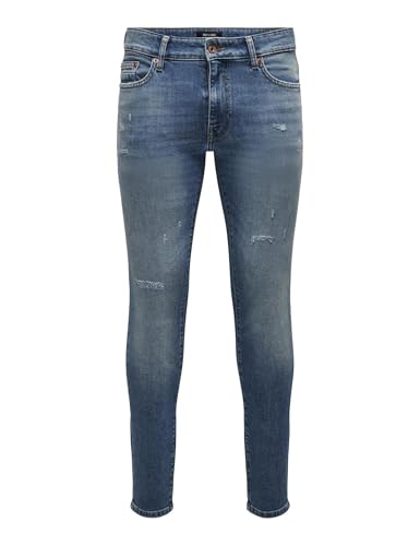 Only & Sons Jeans Uomo Blu Denim 29W/30L