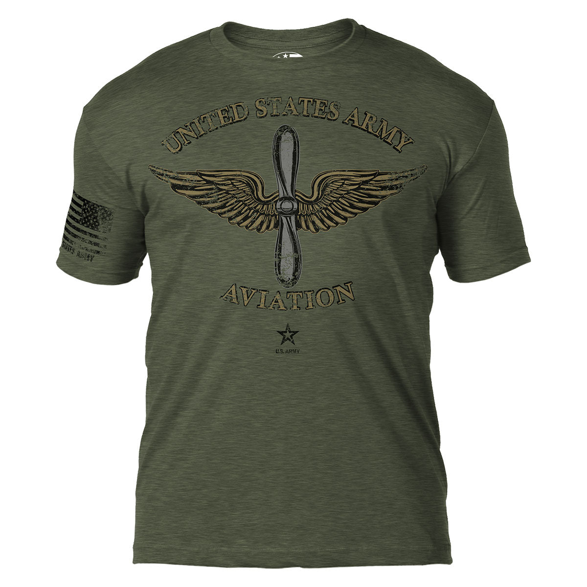 7.62 Design Army Aviation Battlespace t-shirt verde militare
