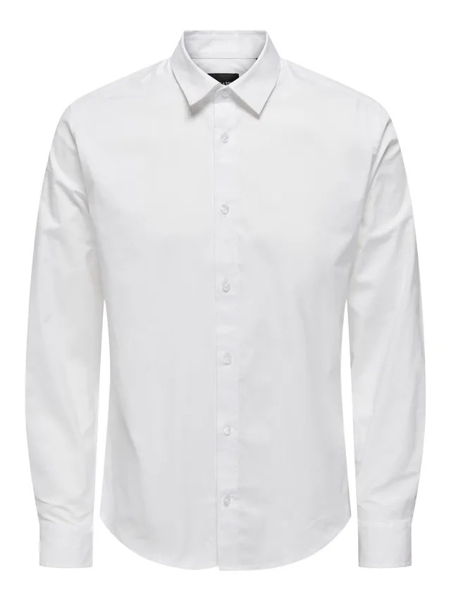 ONLY & SONS Camicia Uomo Onsandy Slim Popeline XXL