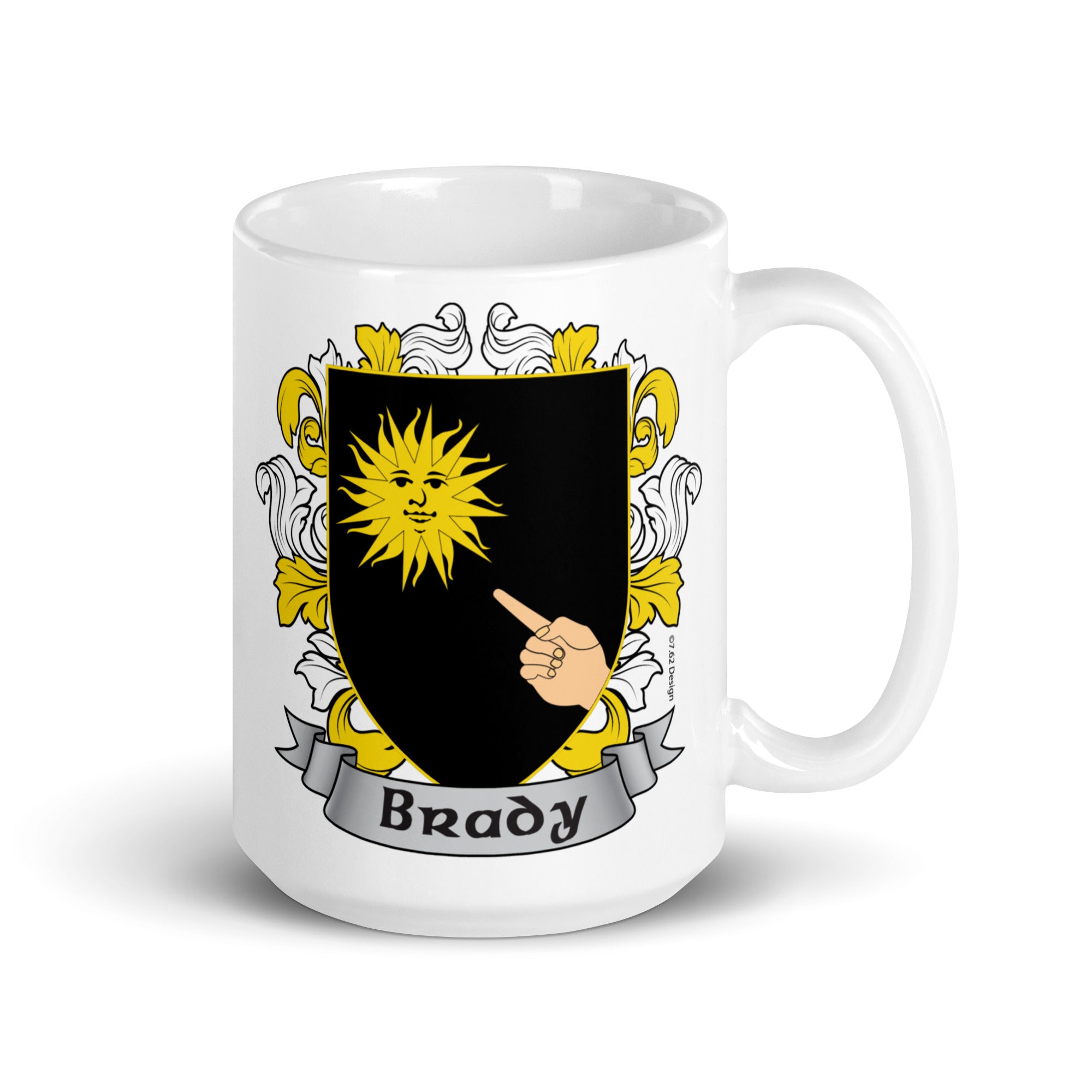 7.62 Design Brady tazza ceramica 15oz stemma irlandese