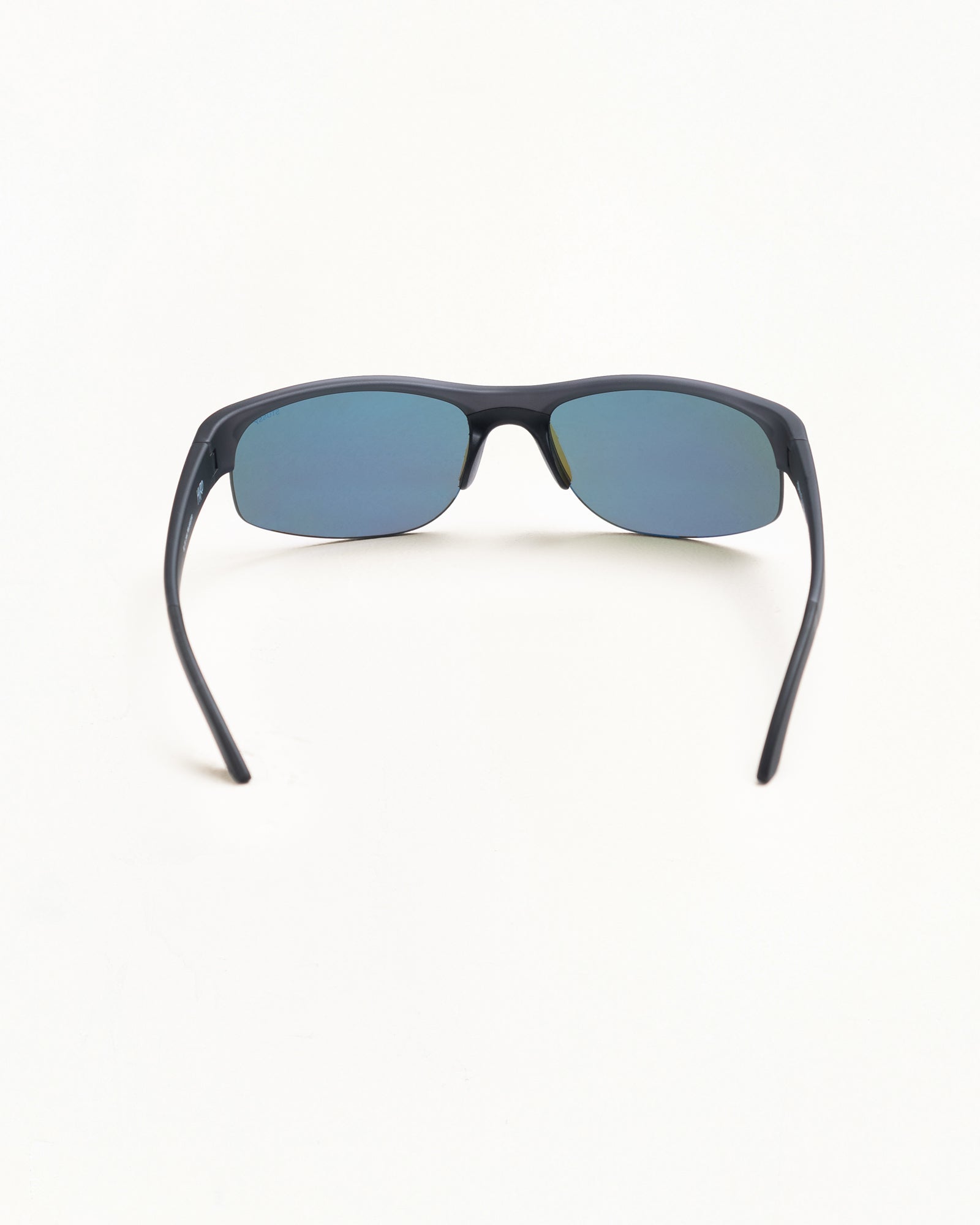Stussy Hiro Sunglasses occhiali da sole frost black/lente blu polarizzati