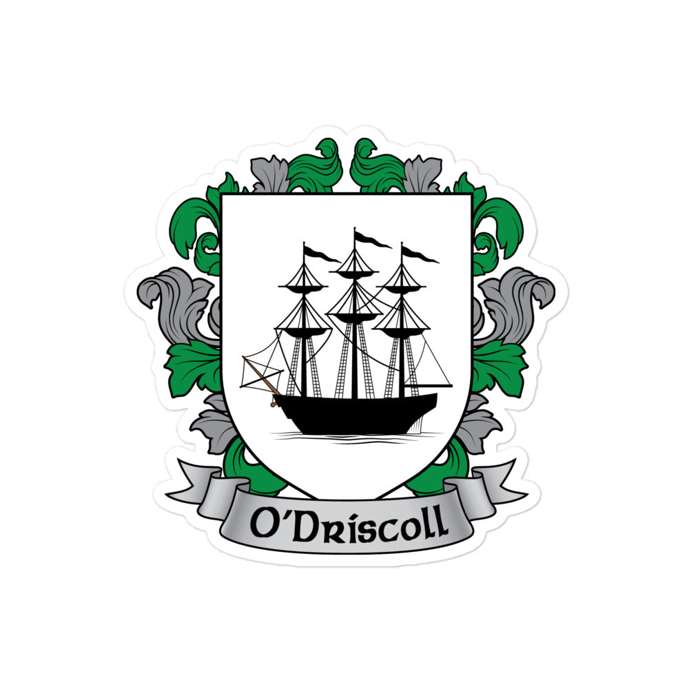7.62 Design O'Driscoll Adesivo Stemma Irlandese 10cm