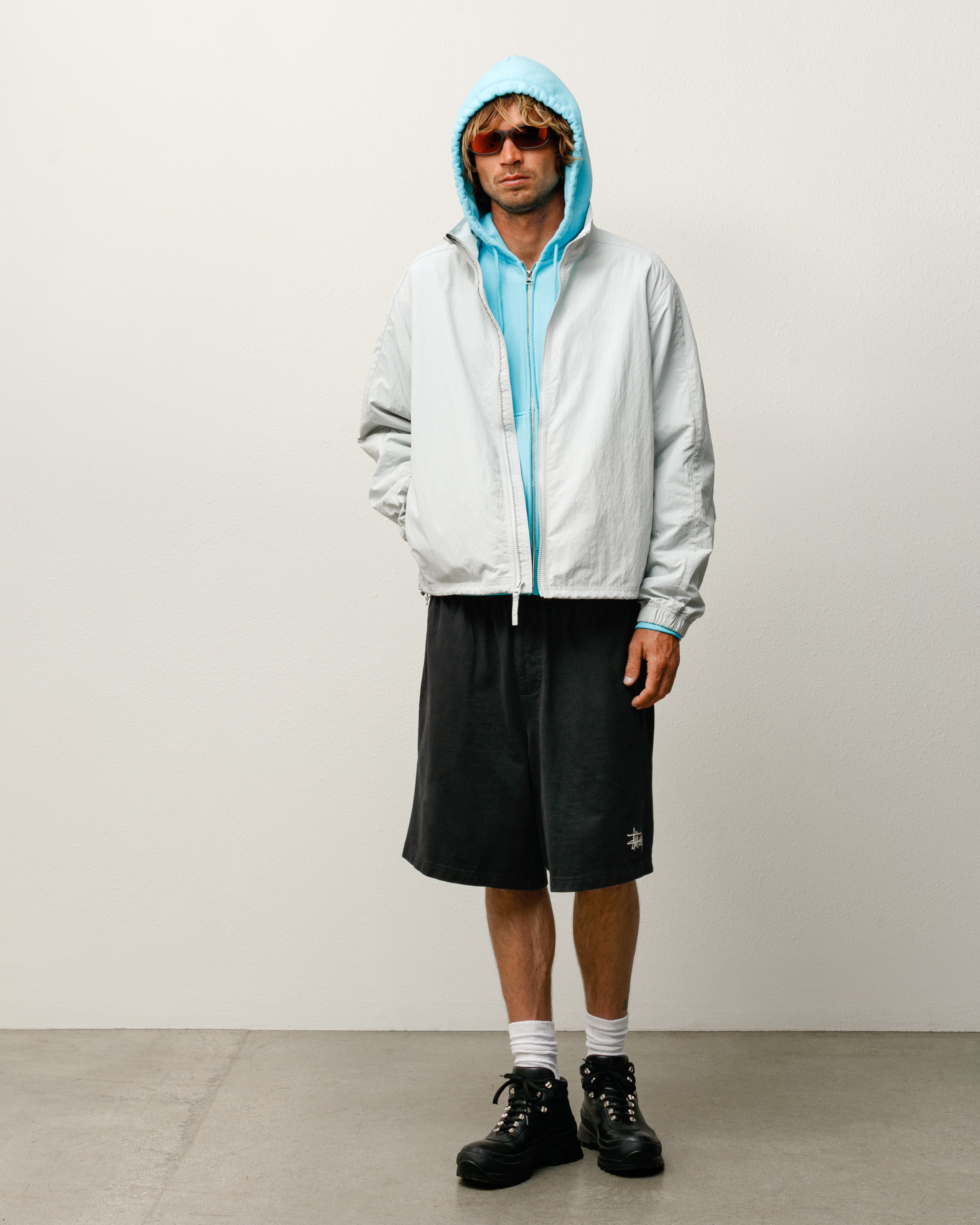 Stussy Jersey Short pantaloncini nero cotone