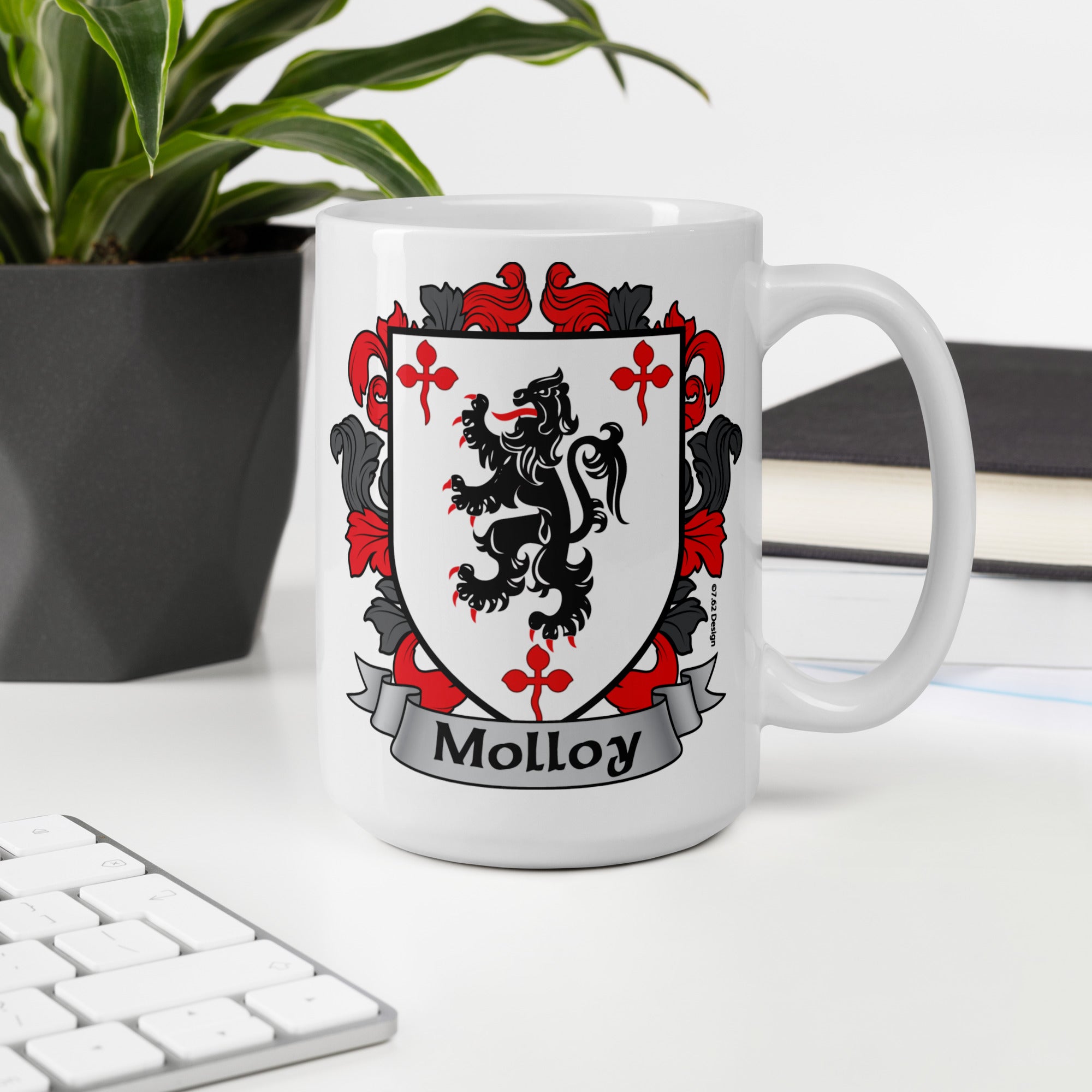 7.62 Design Molloy tazza ceramica 443ml stemma