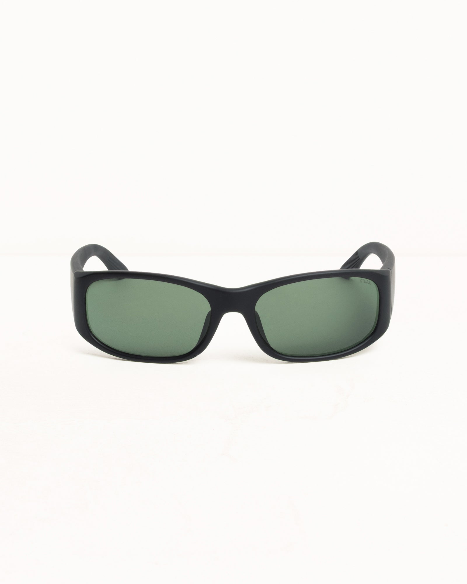 Stussy Accessories Mikey Sunglasses occhiali Rubber Black lente verde