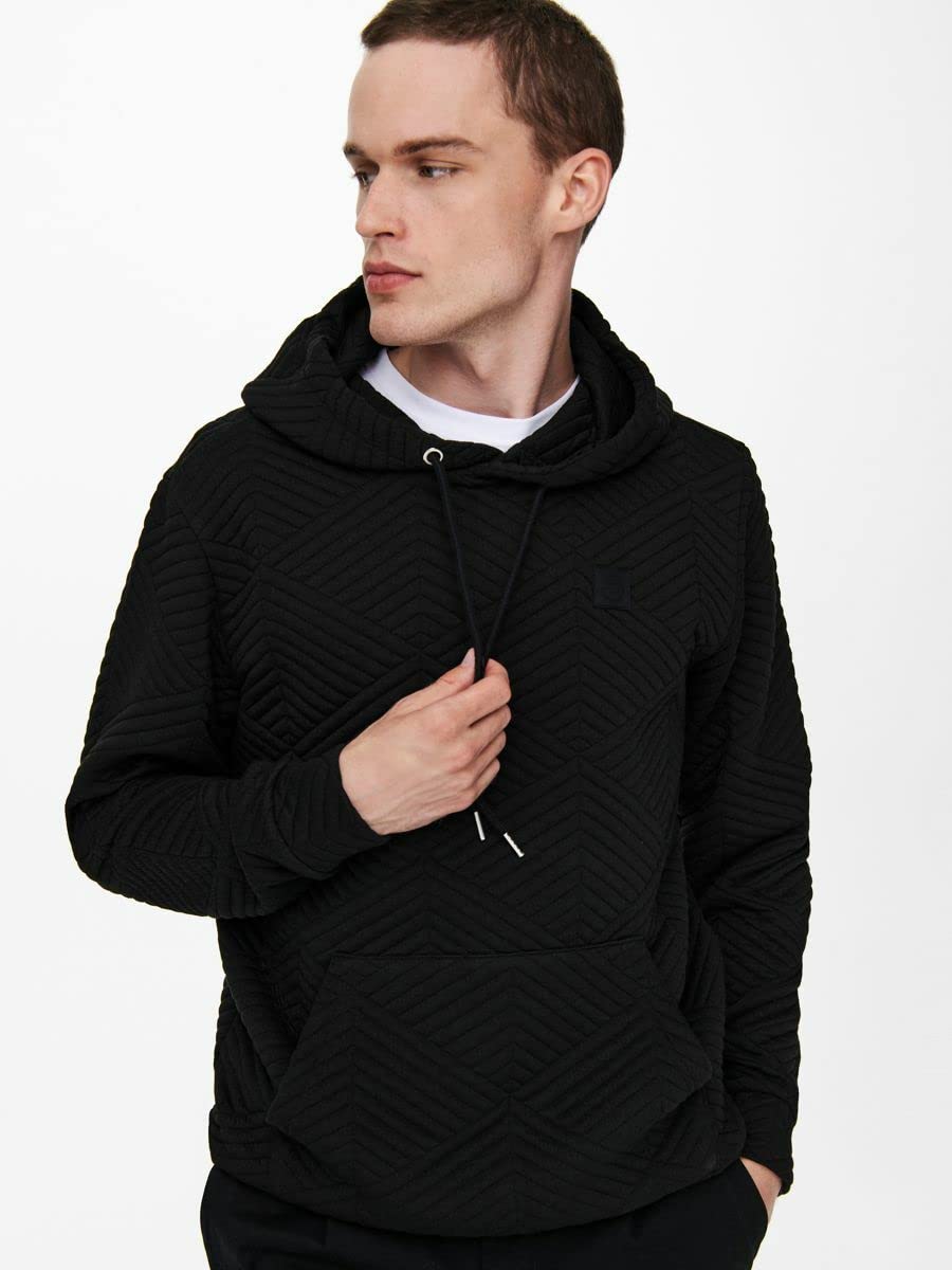 Only & Sons Onsrodney Felpa Uomo Hoodie Cotone